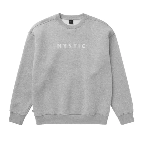 SweatshirtMystic Brand Crew Sweat – Light Grey 2025