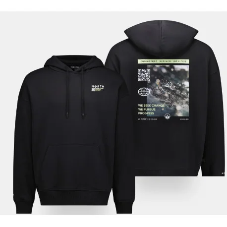 SweatshirtNorth Kiteboarding Progress Hood Sweat – black 2025