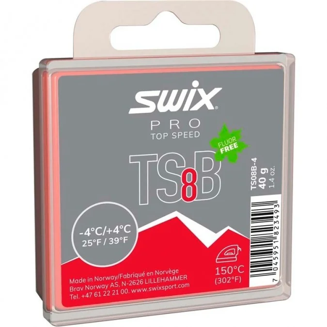 SWIX TS8 BLACK (-4°C/+4°C) 40gr