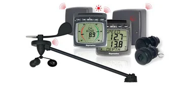 Système NMEA de profondeur/vitesse/vent sans fil Raymarine Micronet