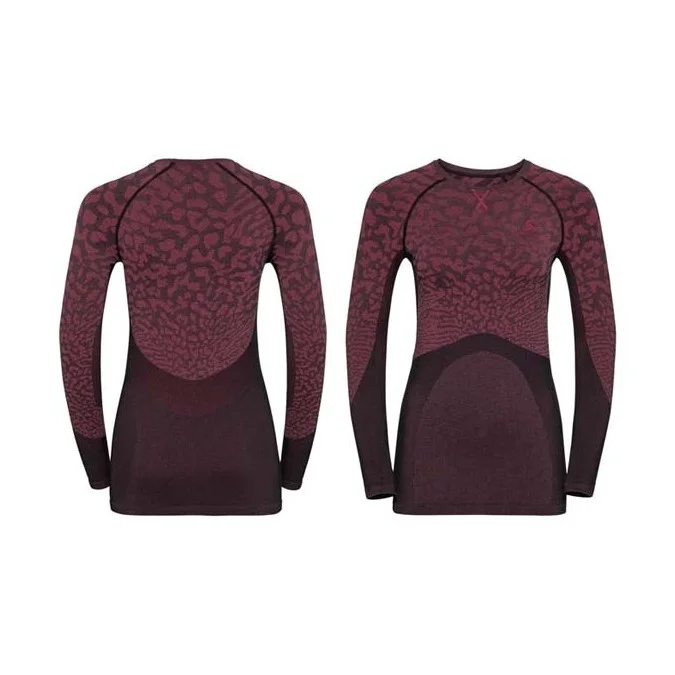 T-SHIRT FEMME ODLO W BLACKCOMB L-S BASE LAYER TOP