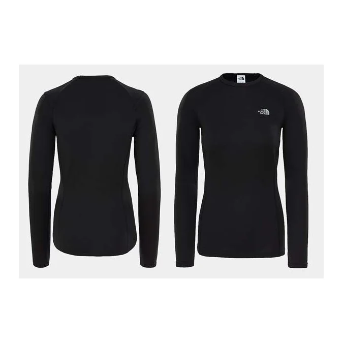T-SHIRT FEMME THE NORTH FACE W WARM LONG-SLEEVE CREW SHIRT