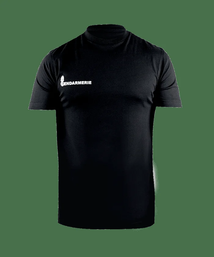 T-shirt Gendarmerie – Inscription blanche