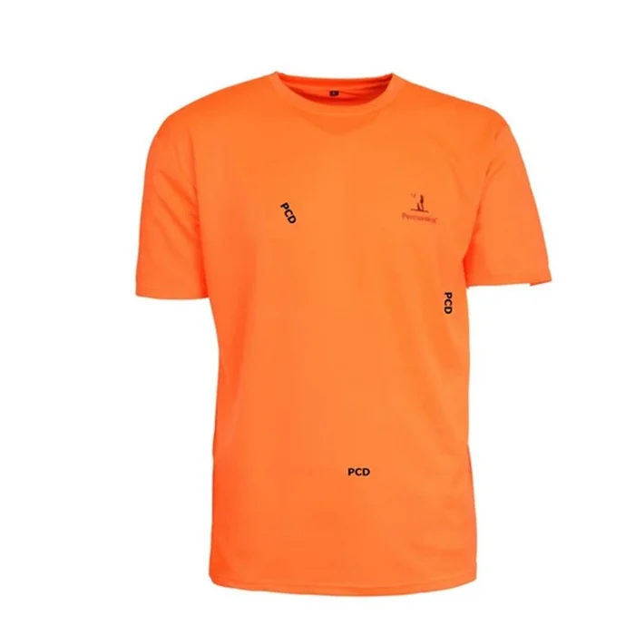 T-Shirt Homme Percussion Fluo Orange