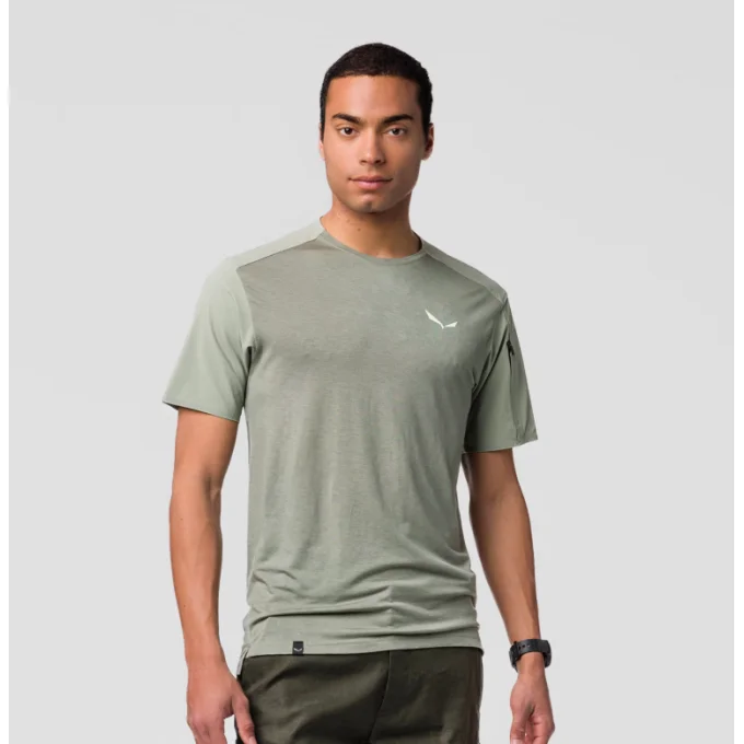 T-shirt Salewa Puez Merino Hybrid – Image 3