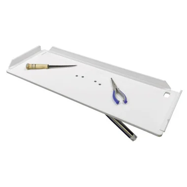 Table à filet polyvalente TACO 32″ avec support de tableau de bord réglable – Blanc