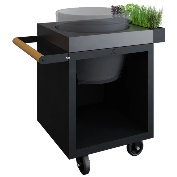 Table Noire 65 Pro Béton Ofyr Pour Kamado The Bastard