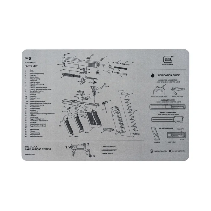 Tapis de démontage Glock Bench Mat Gen5