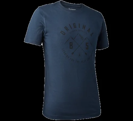 Tee-shirt à manches courtes bleu Nolan DEERHUNTER
