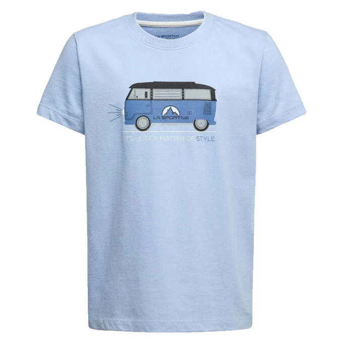Tee-shirt d&rsquo;escalade enfant La Sportiva Van – Stone Blue