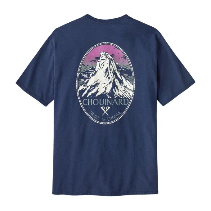 Tee-shirt Homme avec ecusson Chouinard Patagonia Responsibili-Tee – Clement Blue