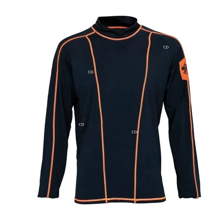 Tee Shirt Thermique Homme Rhino Pro Hunt Verney Carron Noir /Orange
