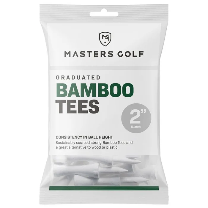 Tees Masters Bamboo Graduated Blanc 51mm