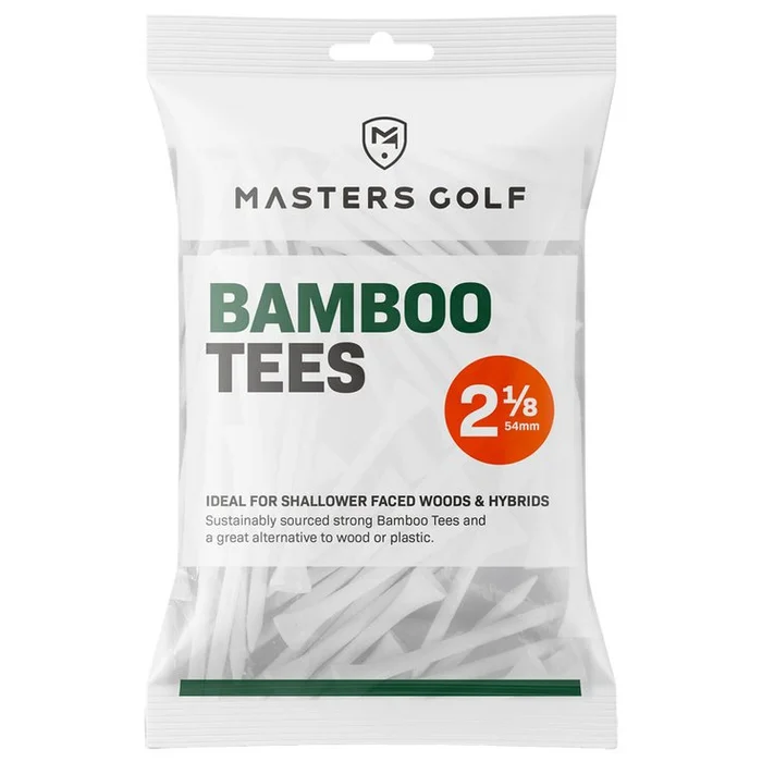 Tees Masters Bamboo Tees White x25 54mm