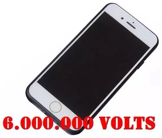Téléphone smartphone taser + alarme – Tazer 6 000 000 volts !