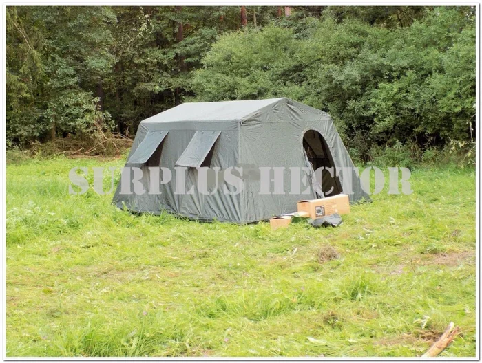 Tente militaire 3,40 m x 3,10 m – Vert Armée