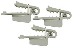 Tête de puce rotative Pro-Troll – #5a transparente 3/4″ de large, paquet de 3, avec puce – non gréée