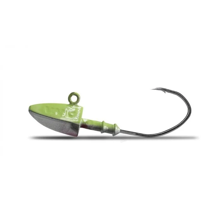Tete Plombee VMC 7155 Dart Jig Ghost Chartreuse