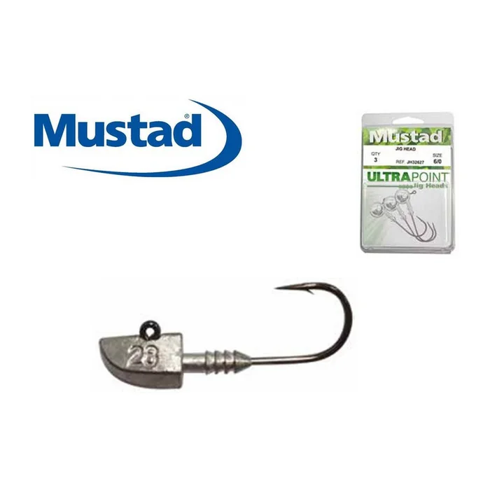 TETES PLOMBEES MUSTAD ULTRAPOINT BLACK NICKEL PAR 5