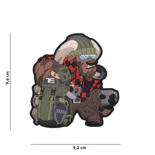 TF-2215 Emblème / Patch Velcro 3D PVC Bushcraft Ox