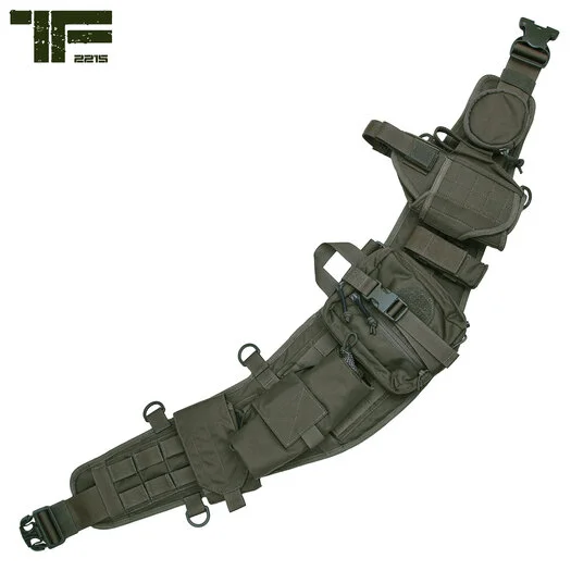 TF-2215 Ensemble de ceinture de combat Molle, vert ranger