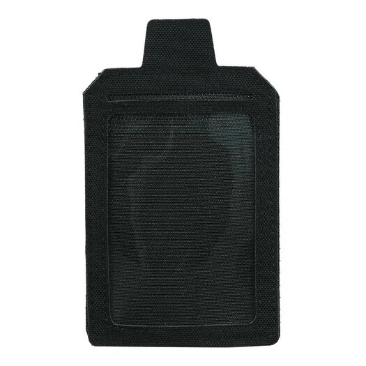 TF-2215 Porte-cartes de visite avec fixation velcro / sangle, noir
