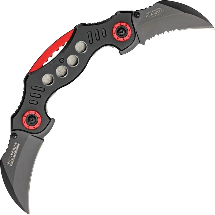 TF669BK Twin Blade Linerlock A/O