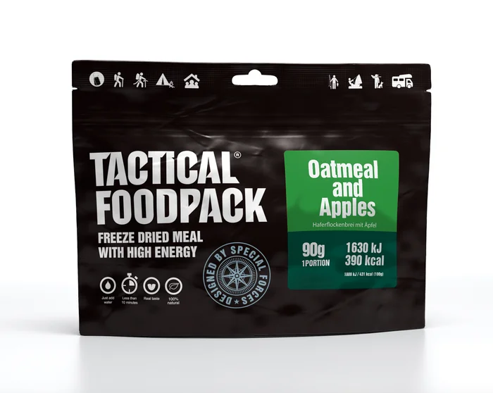 TFP0008 – Tactical Foodpack Flocons d’avoine aux pommes