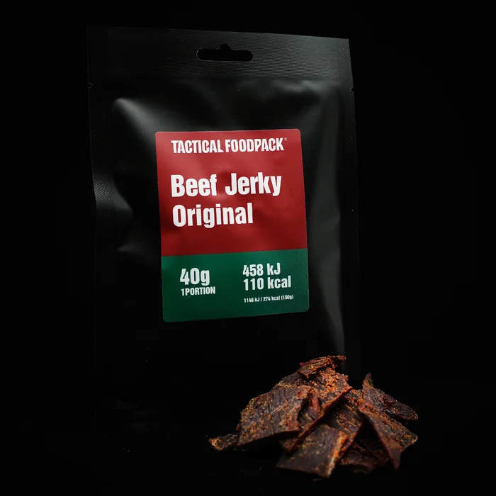 TFP0242 – Tactical Foodpack Beef Jerky Original 40 g