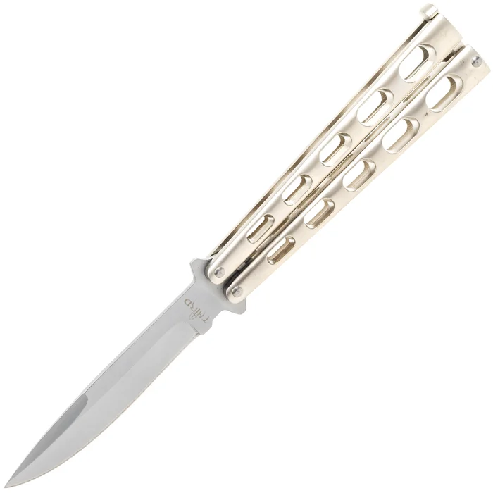 TH.K2094 COUTEAU PAPILLON THIRD INOX BROSSE