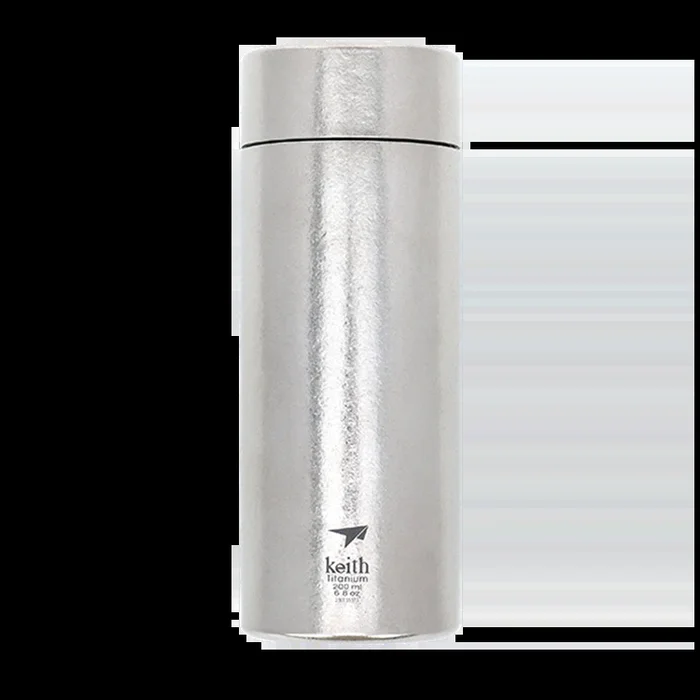 TI3122 – Keith Flasque Isotherme Ronde Titane 200mL