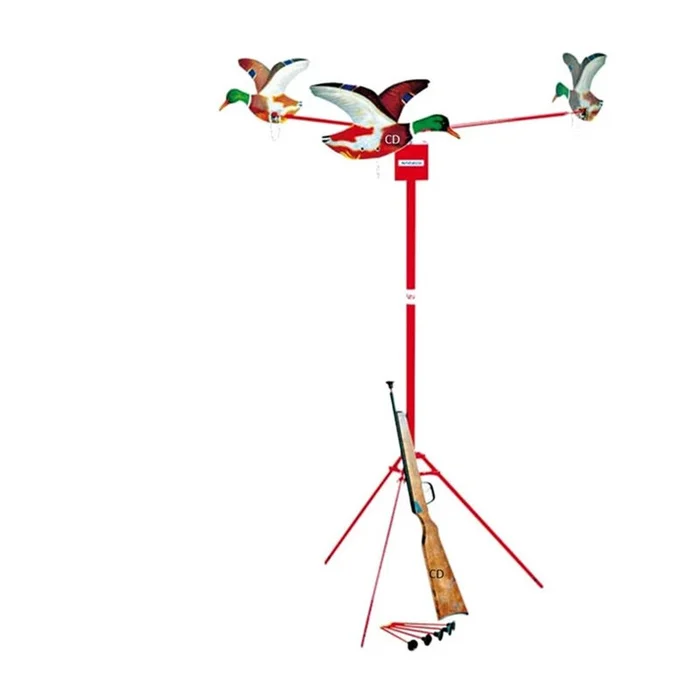 Tir Aux Canards 3 Pièces A Spirales + Fusil 1 Coup Januel
