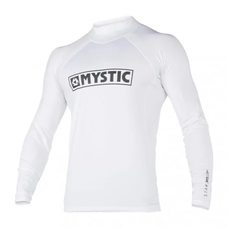 Tops Lycra EnfantMystic Star L/S Rashvest Junior – Blanc 2024