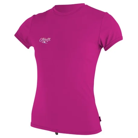 Tops Lycra EnfantO’Neill GIRLS PREMIUM SKINS S/S Sun Shirt Rose Baie 2025