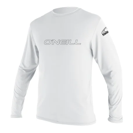 Tops Lycra EnfantO’Neill Youth Basic Skins L/S Sun Shirt Blanc 2025