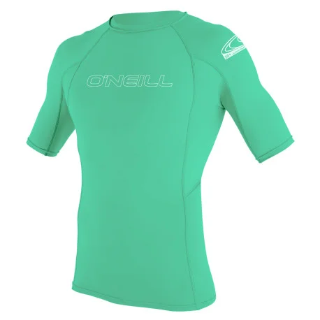 Tops Lycra EnfantO&rsquo;Neill YOUTH BASIC SKINS RASHGUARD Light Aqua 2025
