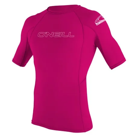 Tops Lycra EnfantO&rsquo;Neill YOUTH BASIC SKINS S/S RASH GUARD Pastèque 2025