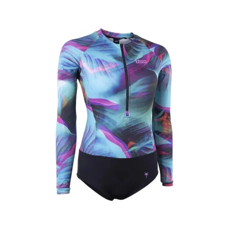 Tops Lycra FemmeIon Swimsuit L/S – tropical 100% Lycra 2025