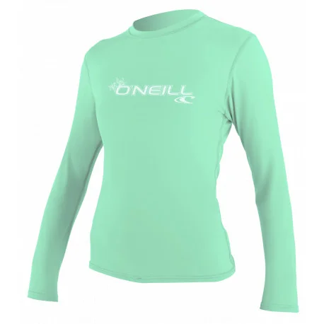 Tops Lycra FemmeO’Neill WMS BASIC SKINS SUN SHIRT Vert 2025