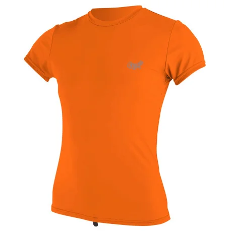 Tops Lycra FemmeO’Neill Wms Premium Skins S/S Sun Shirt Papaya 2025