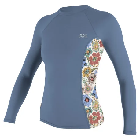 Tops Lycra FemmeO’Neill Wms Side Print L/S Rash Guard Infinity 2025