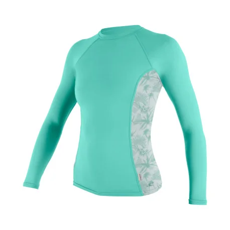 Tops Lycra FemmeO’Neill Wms Side Print L/S Rash Guard opal 2025