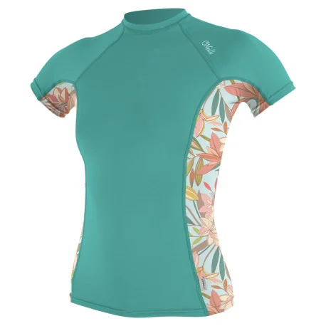 Tops Lycra FemmeO’Neill Wms Side Print S/S Rash Guard Dalia 2025