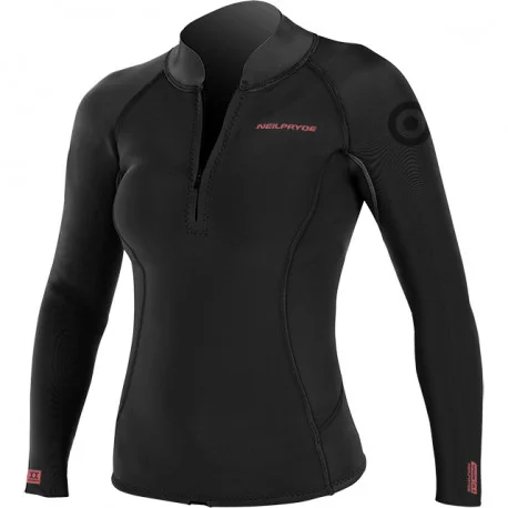 Tops Neoprene FemmeNeil Pryde Spark Neo Top 2mm Black 2023