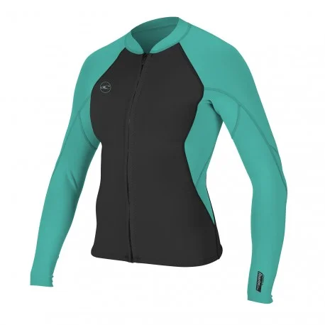 Tops Neoprene FemmeO&rsquo;Neill WMS Reactor II 1.5MM ZIP JACKET Aqua 2025
