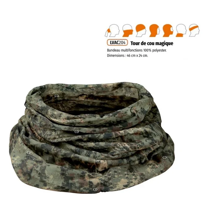 Tour De Cou Magique Homme Verney Carron Ghost Camo Snake Forest