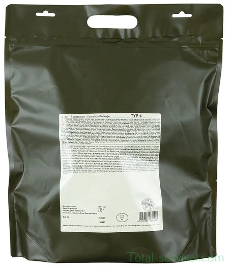 Trek &lsquo;n Eat 24hr Day Ration Pack, Ready-to-Eat Menu: « Type IV »