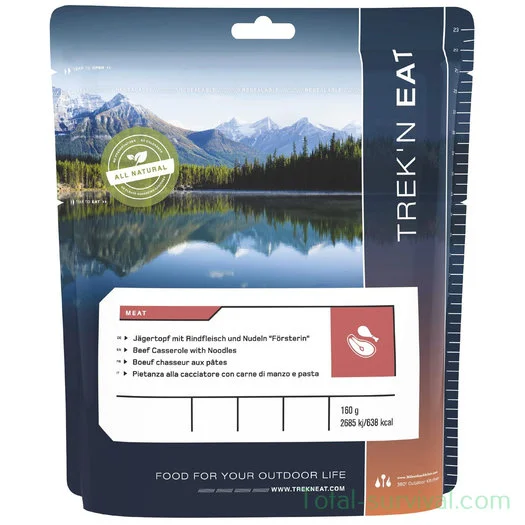 Trek &lsquo;n Eat, Spicy Beef Casserole with Noodles, outdoor trekking meal