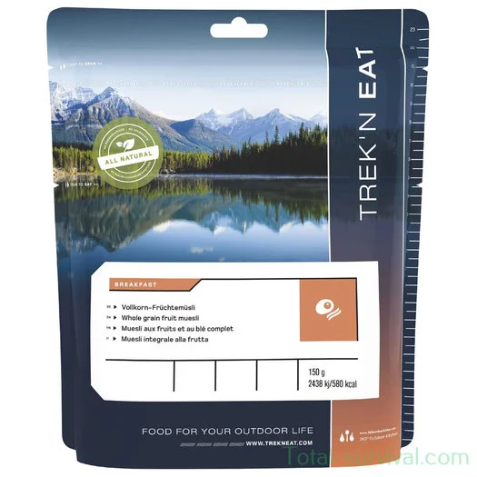 Trek &lsquo;n Eat, Swiss Muesli with Milk outdoor trekking meal