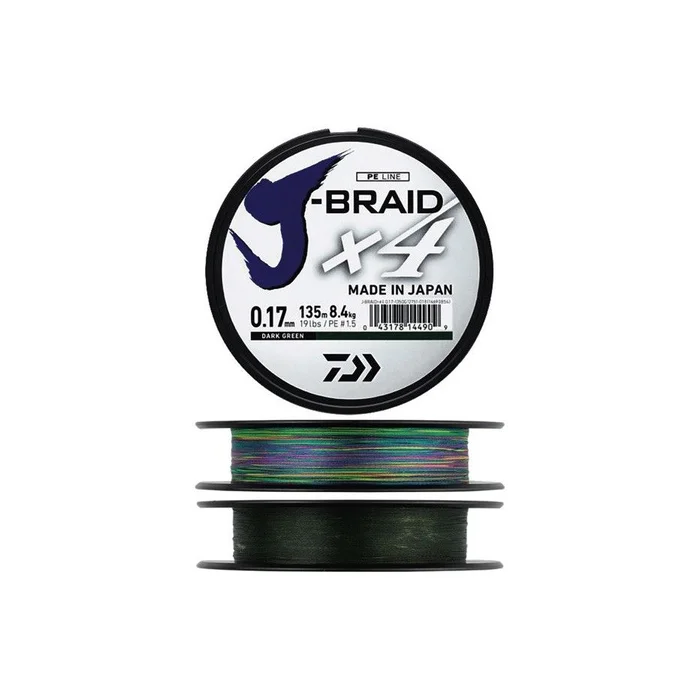 Tresse Daiwa J Braid X4 Grande Bobine